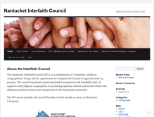 Tablet Screenshot of nantucketinterfaithcouncil.org